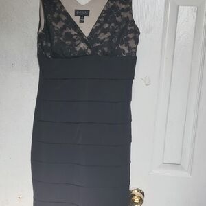 Enfocus Studio Black Lace Dress